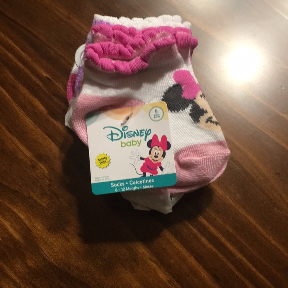 Set of 5 Minnie Mouse socks